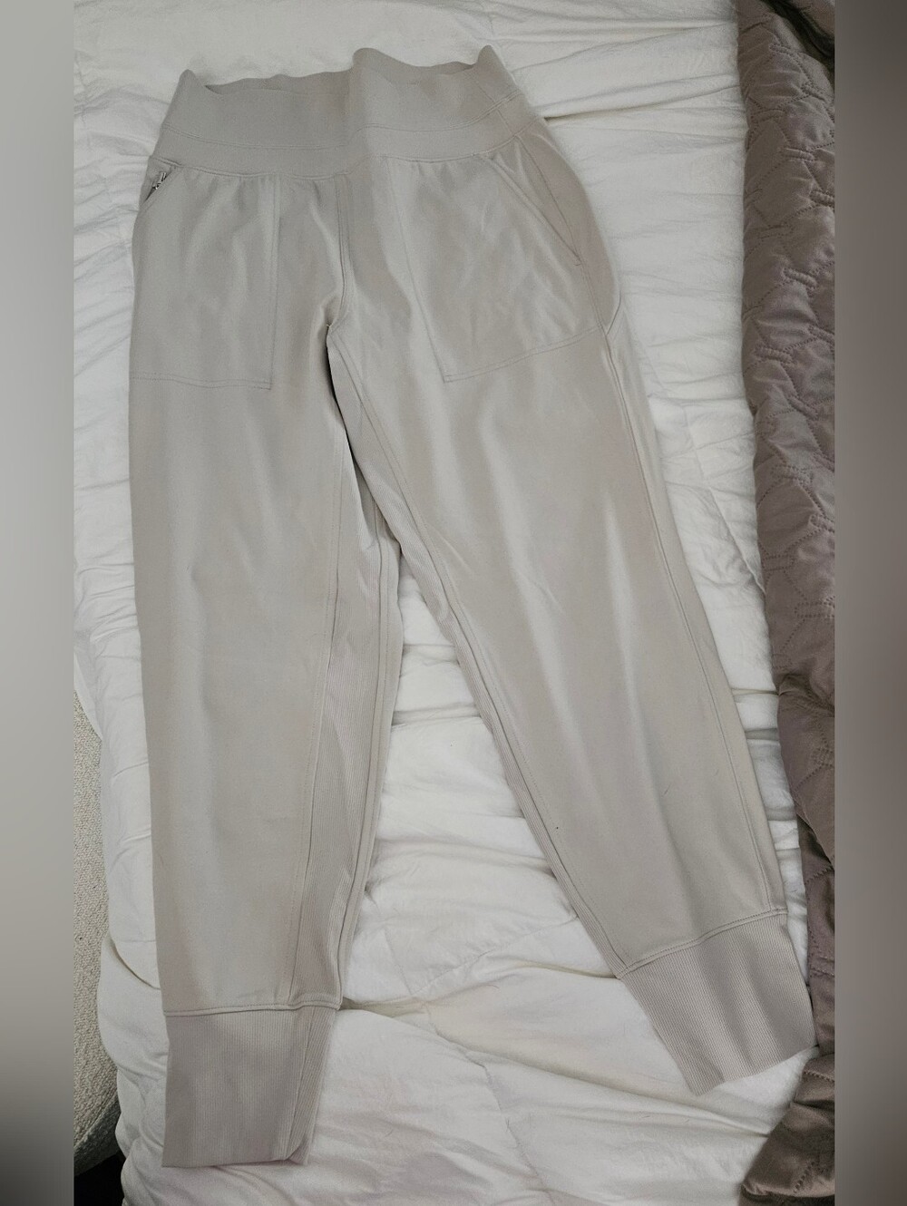 Athleta Light Beige Jogger Pants
